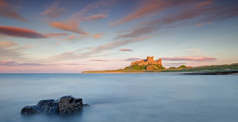 Bamburgh Castle Sunset