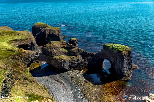 Háabjarg cliffs at Rauðanes in Þistilsfjörður - #Iceland