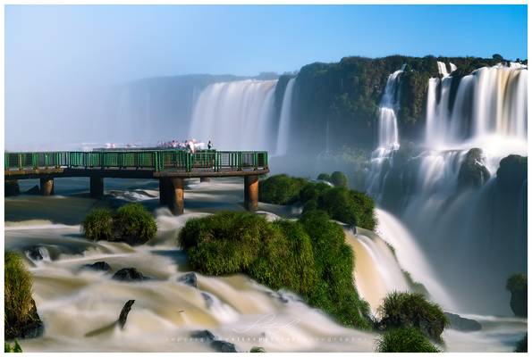 Passarela das Cataratas do Iguaçu.
