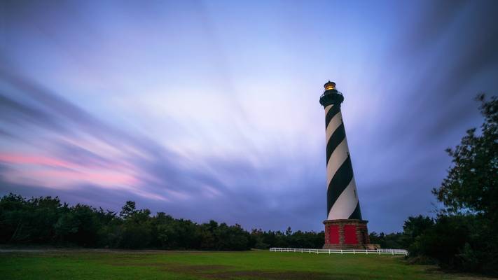 Clouds Passing Hatteras Lighthouse