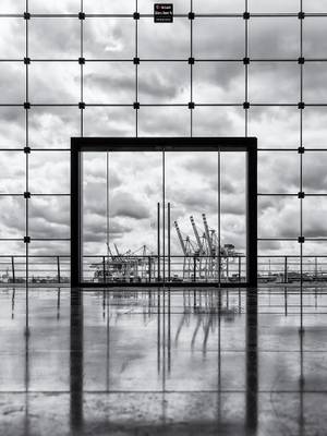 Hamburg. Framed.