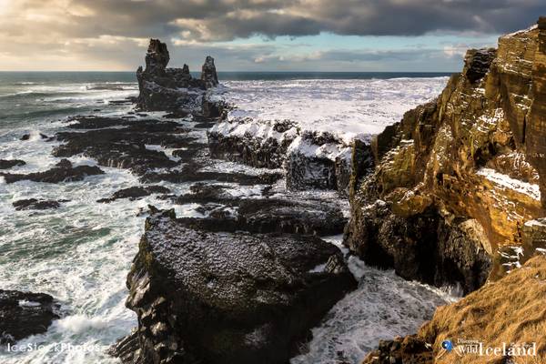 Lóndrangar rock pinnacles at Snæfellsnes -  #Iceland