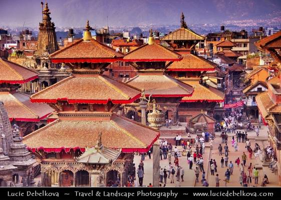 Nepal - Kathmandu Valley - Lalitpur city - Patan Durbar Square - UNESCO World Heritage Sites - Former royal palace complex, enchanting mélange of palace buildings, artistic courtyards