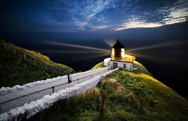 St Abbs Lighthouse, East Lothian, Scotland