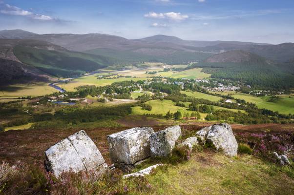 Looking over Braemar