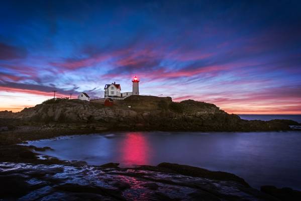 First light at Nubble Lighthouse*