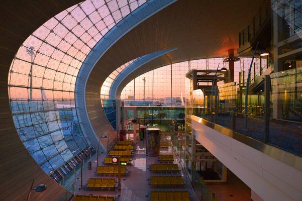 Dubai - Airport at Sunrise