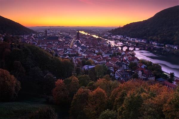 Heidelberg - Autumn Twilight