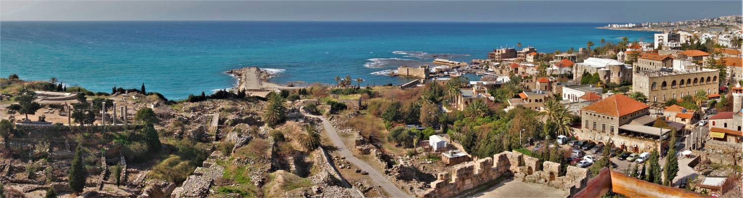 View from the crusader´s fort in Byblos (Jbeil), Lebanon