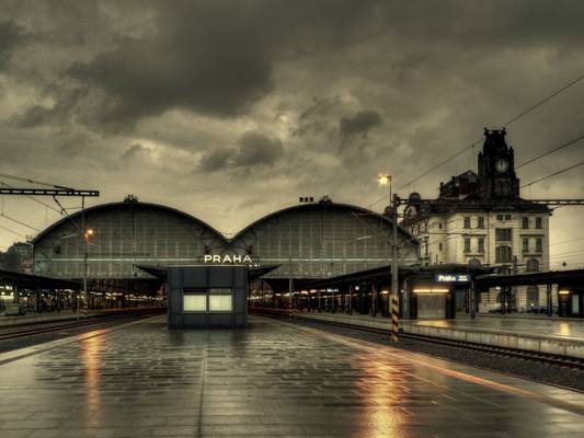 "This is Praha - Main Station"