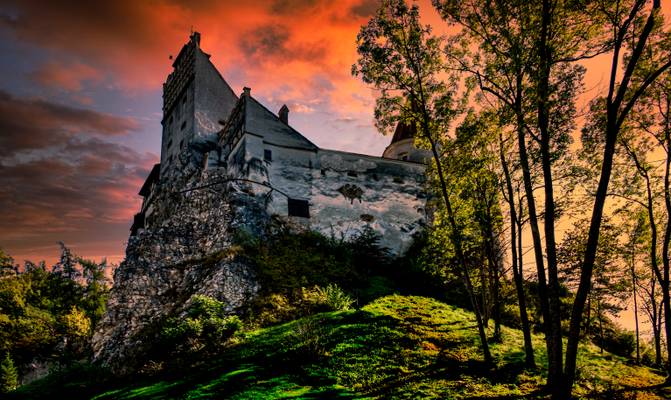 "Bran Castle of Vlad the Impaler - aka Count Dracula" Bran Romania