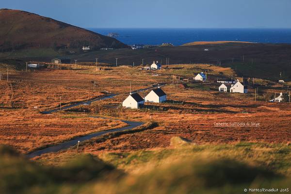 Casette sperdute a nord dell'Isola di Skye, in Scozia