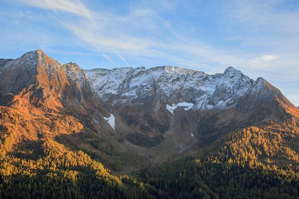 Poncione di Vespero and Il Madone at sunset