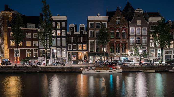 Night-time in Amsterdam