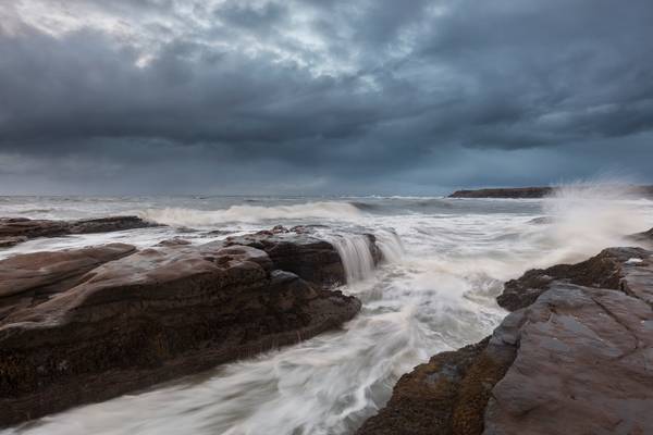 Stormy Skies at Seahouses, Northumberland