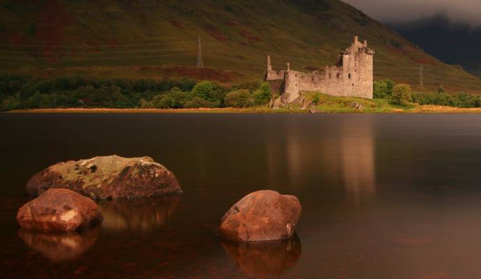Morning Light on Kilchurn Castle