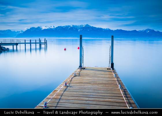 Switzerland - Canton of Vaud - Lausanne on shores of Lake Geneva