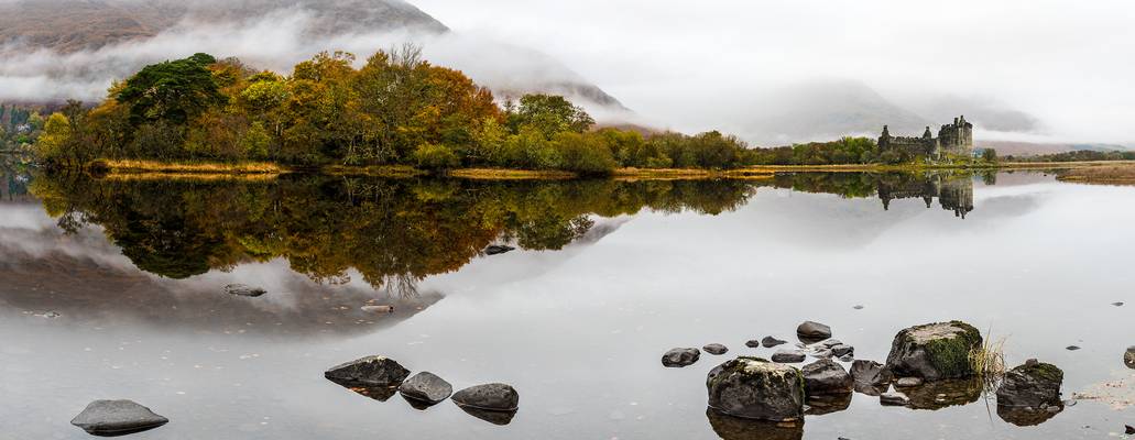 Loch Awe Autumn Panorama