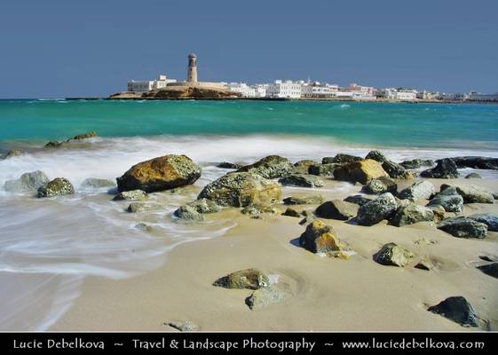 Oman - Sur's Rocky Beach and its Lighthouse