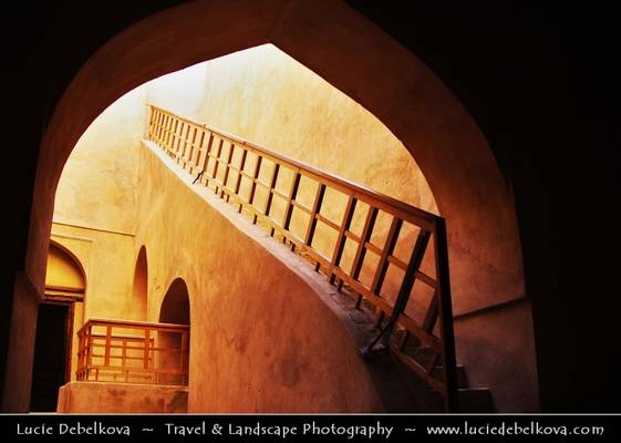 Oman - Rustaq fort and its stunning interiour