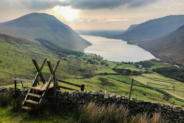 Wast Water from Lingmell, Wasdale, Lake District, England