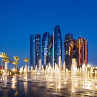 Abu Dhabi Blue Hour - Etihad Towers
