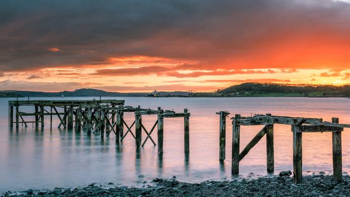 Aberdour Old Pier Sunset