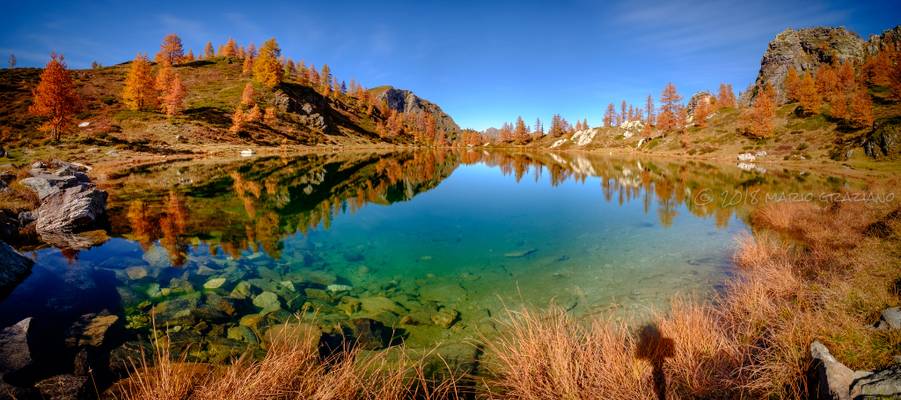 Lago Nero in Valle Maira