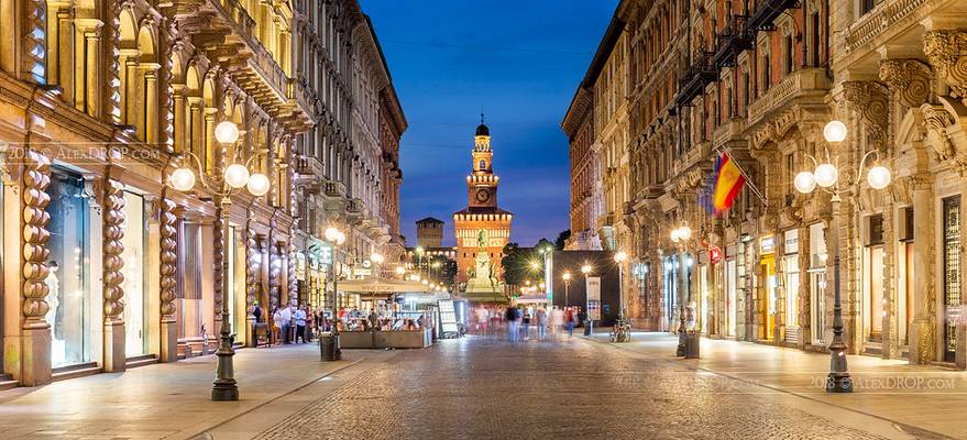 _MG_4169 - Via Dante & Castello Sforzesco