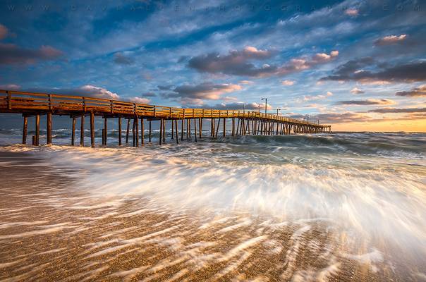 North Carolina Outer Banks Nags Head Pier at Sunrise