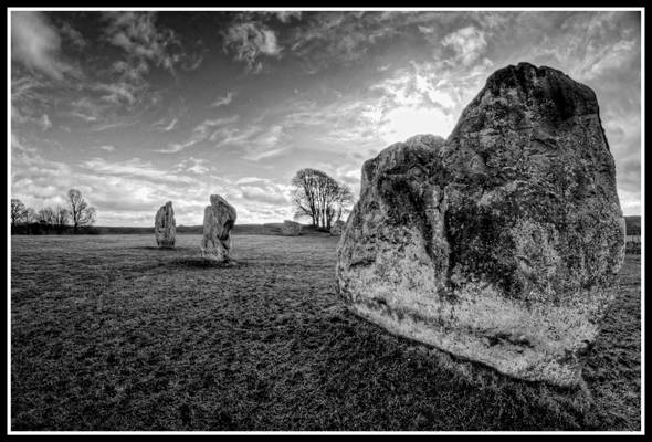 Avebury in B&W