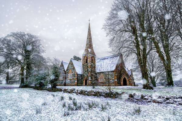 Urney Christ Church - Strabane in Snow