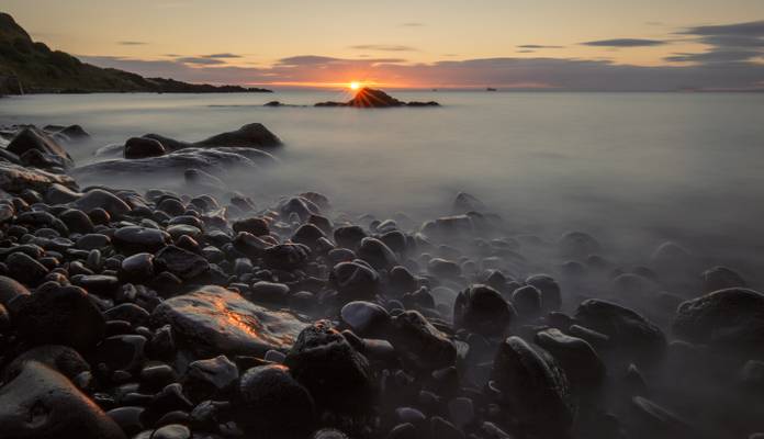 Wet Rocks at Dawn