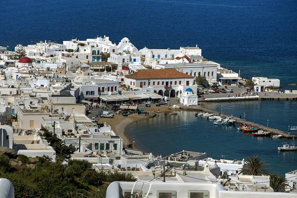 Mykonos from Above