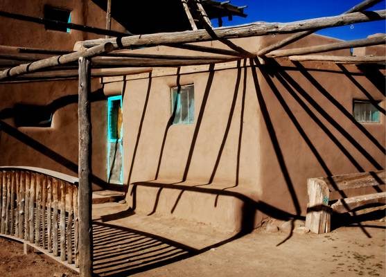 Pueblo House at Taos Pueblo