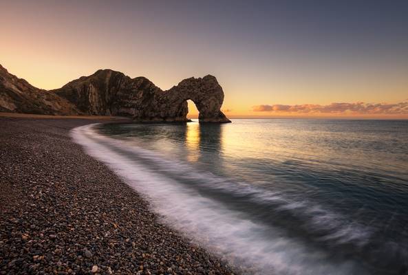Stunning Sunrise over Durdle Door, Dorset