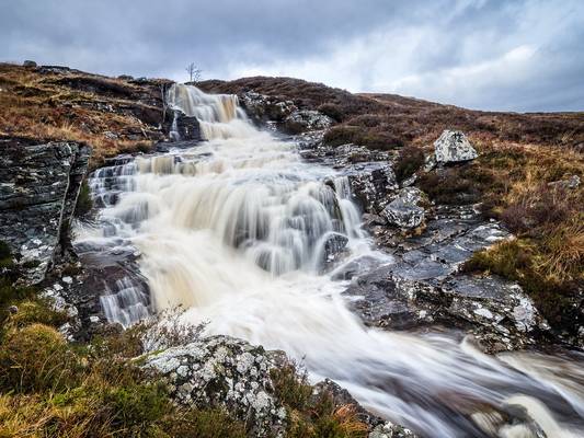 Allt Leacach Flowing Fast