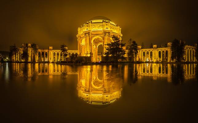 Palace of Fine Arts & Golden Sky