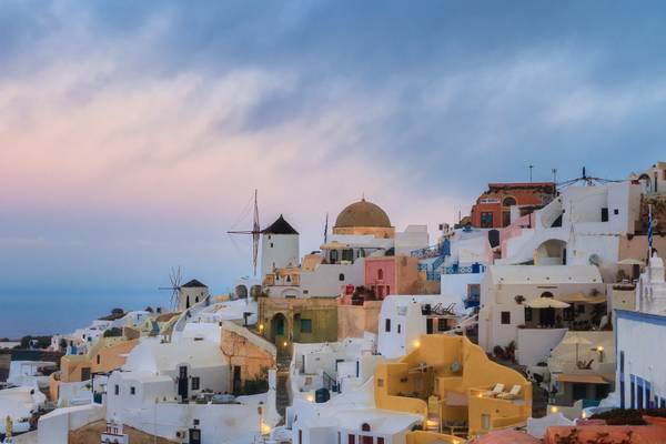 Colours of Santorini