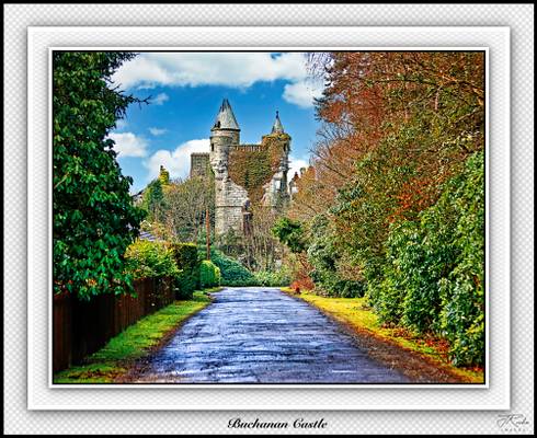 Buchanan Castle, Drymen, Scotland.
