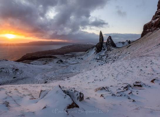Basking in the glow.