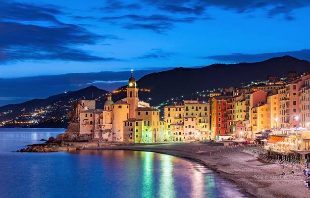 _DSC1219 - Camogli after sunset