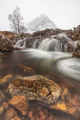 The Iconic Stob Dearg & River Coppull Waterfall, Scotland