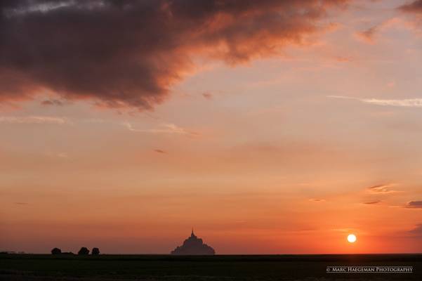 Mont-Saint-Michel sunset