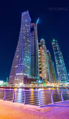 _MG_8984_web - Dubai Marina under starlight
