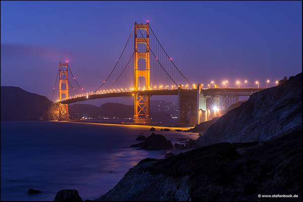 Foggy Golden Gate Bridge