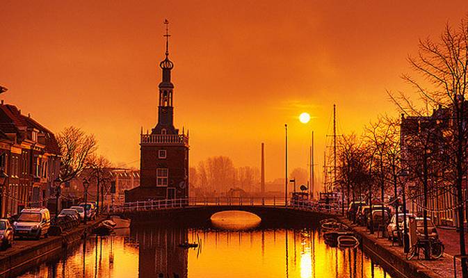 Daybreak in Alkmaar