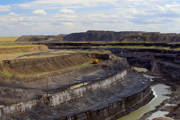 Coal open pit mine