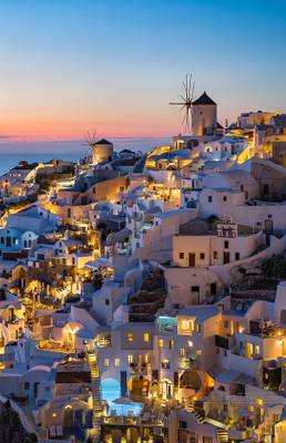 _MG_9582 - Oia mountside in blue hour