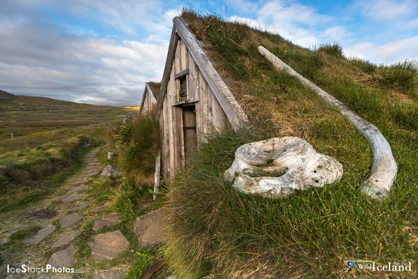 The Sorcere's Cottage Klúka at Bjarnarfjörður, Westfjords